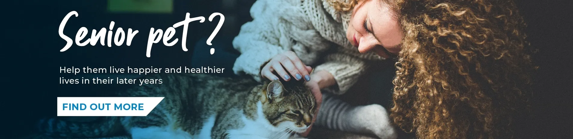 Is your pet aged seven or above? Help them live happier and healthier lives in their later years with regular check ups